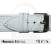 Imagen de Huesca de color blanca de 16 mm