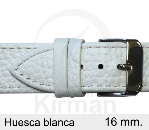 Imagen de Huesca de color blanca de 16 mm