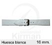 Imagen de Huesca de color blanca de 16 mm