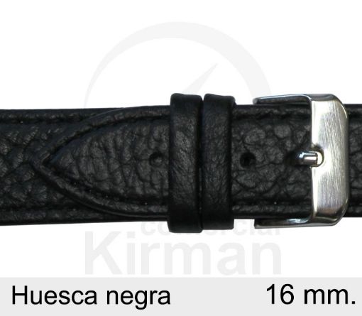 Imagen de Huesca de color negra de 16 mm
