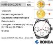 Imagen de Movimiento de pulsera de cuarzo Ronda HAR-5040.DSW