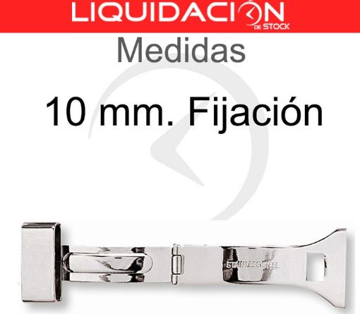 Imagen de CIERRE CORREA DE PIEL 10MM.