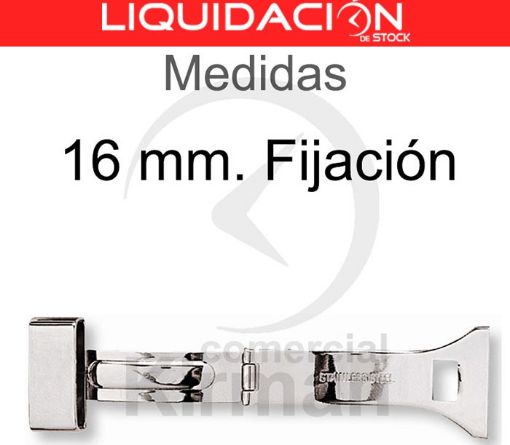 Imagen de CIERRE CORREA DE PIEL 16MM.