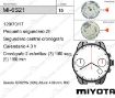 Imagen de Movimiento de pulsera de cuarzo MIYOTA MI-6S21