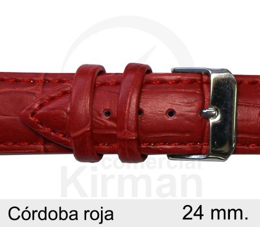 Imagen de Córdoba de color roja de 24 mm
