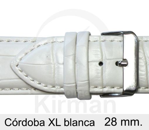 Imagen de Córdoba XL de color blanca de 28 mm
