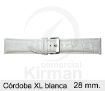 Imagen de Córdoba XL de color blanca de 28 mm