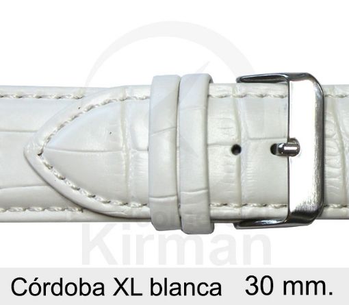 Imagen de Córdoba XL de color blanca de 30 mm