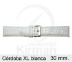 Imagen de Córdoba XL de color blanca de 30 mm