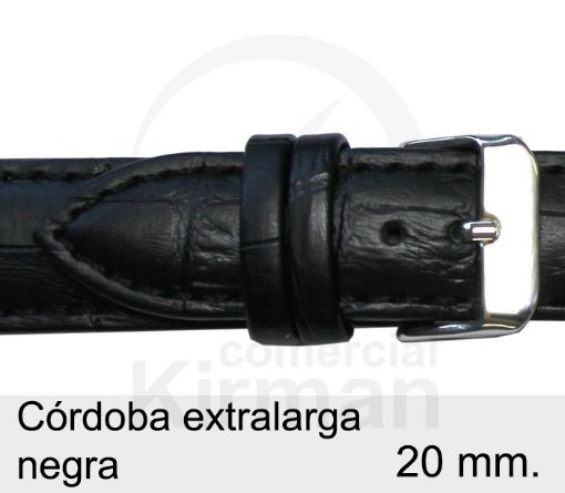 Imagen de Córdoba extralarga de color negra de 20 mm