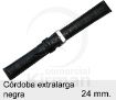 Imagen de Córdoba extralarga de color negra de 24 mm