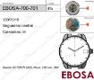 Imagen de Movimiento de pulsera de cuarzo Ebosa 700-701