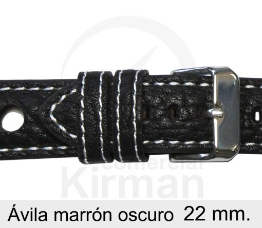 Imagen de Ávila de color marrón oscuro de 22 mm