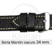 Imagen de Soria de color marrón oscuro de 24 mm