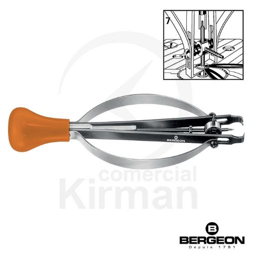 Imagen de Útil presto 7 Bergeon para sacar agujas incluso curvadas. Pequeños contadores - 30671-7