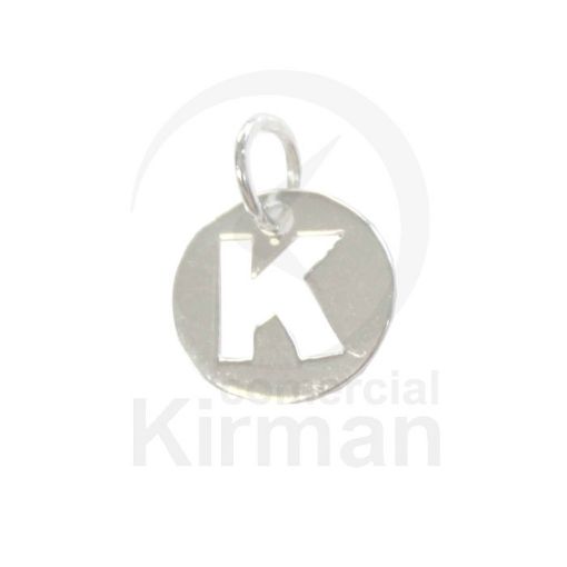 Imagen de Colgante letra K 11.0 mm Plata 925