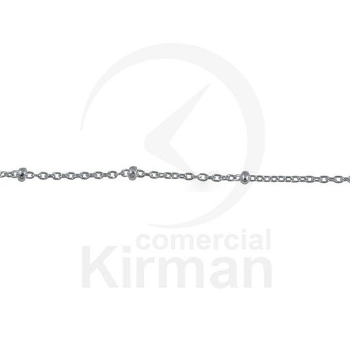 Imagen de Cadena fantasía 45 cm. (2 x 1.1  mm.) Plata 925