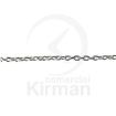 Imagen de Cadena forzada 45 cm. (1.5 x 1.0 mm.) Plata 925