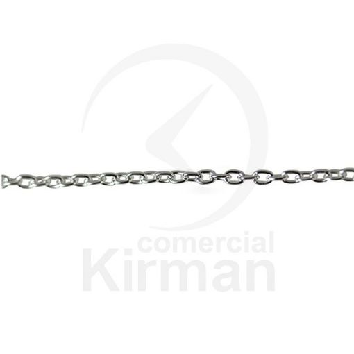 Imagen de Cadena forzada 50 cm. (1.5 x 1.1 mm.) Plata 925