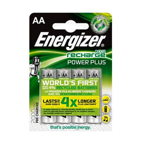 Imagen de Batería recargable Energizer tipo AA de 2000 mH