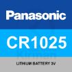 Imagen de Batería de litio Panasonic CR 1025