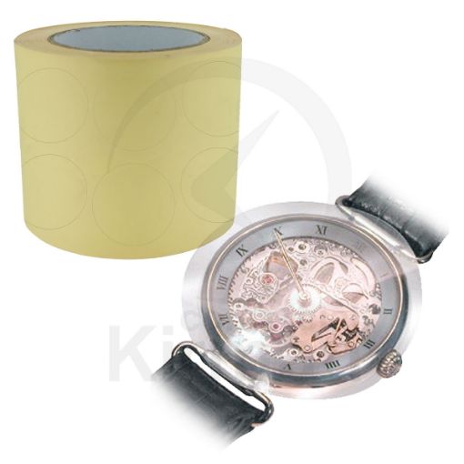 Imagen de Protectores estáticos de PVC transparente para cristales de relojes con diámetro 40 mm Rollo de 1000 unidades