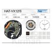 Imagen de Movimiento de pulsera Hattori VX12 con calendario a las 6h