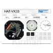 Imagen de Movimiento de pulsera Hattori VX33