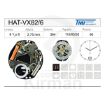 Imagen de Movimiento de pulsera Hattori VX82 con calendario a las 6h