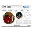Imagen de Movimiento de pulsera Hattori YL50