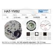 Imagen de Movimiento de pulsera Hattori YM92