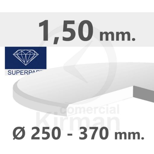 Imagen de Cristal zafiro plano