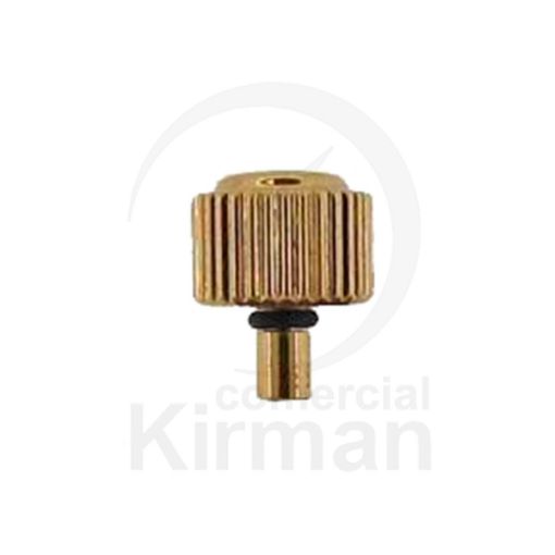 Imagen de Corona sumergible con cuello dorada R90 Ø7.50 T 300 mm