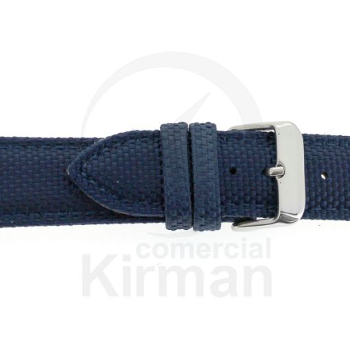 Imagen de Correa de piel modelo Orense color azul 20 mm