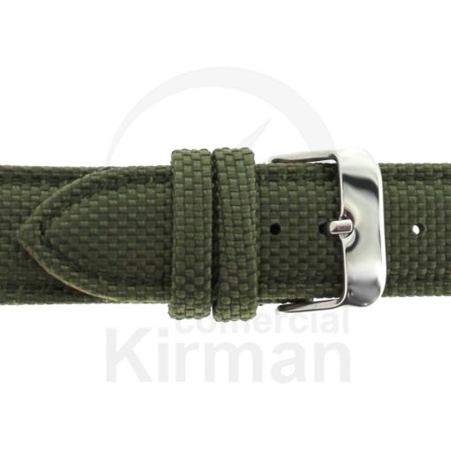 Imagen de Correa de piel modelo Orense color verde 20 mm