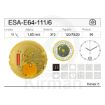 Imagen de Movimiento de pulsera ETA E64-111 con calendario a las 6h