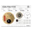 Imagen de Movimiento de pulsera ETA-F04-111 con calendario a las 6H