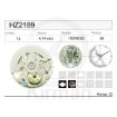 Imagen de Movimiento de pulsera mecánico HZ2189 cromado tipo skeleton