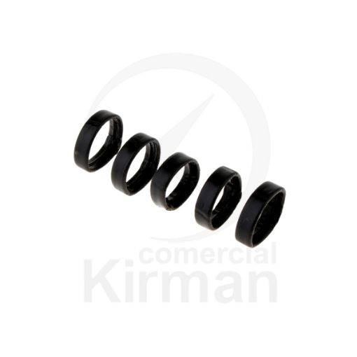 Imagen de TRABILLA NEGRA DE PIEL DE ALTA CALIDAD 18 MM.