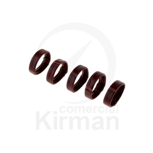 Imagen de TRABILLA MARRÓN DE PIEL DE ALTA CALIDAD 10 MM.