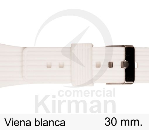 Imagen de Viena de color blanca de 30 mm