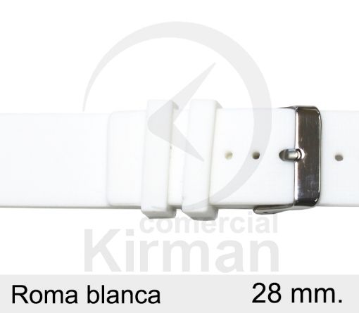 Imagen de Roma de color blanca de 28 mm