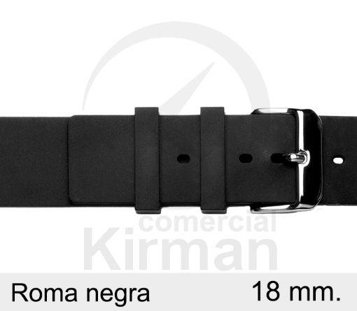 Imagen de Roma de color negra de 18 mm