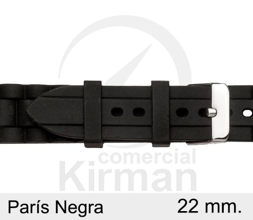 Imagen de París de color negra de 22 mm