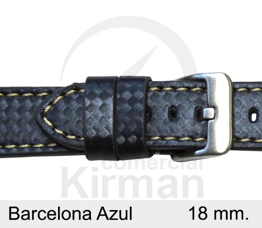 Imagen de Barcelona de color azul de 18 mm