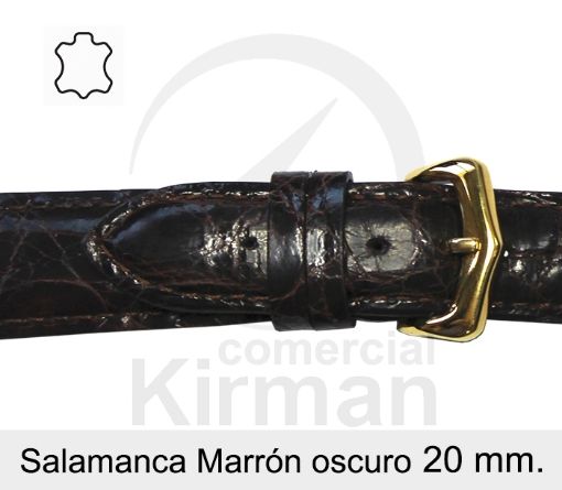 Imagen de Salamanca de color marrón oscuro de 20 mm