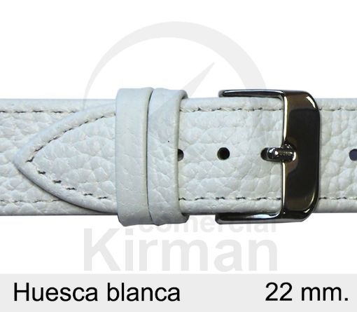 Imagen de Huesca de color blanca de 22 mm