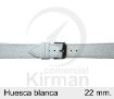 Imagen de Huesca de color blanca de 22 mm