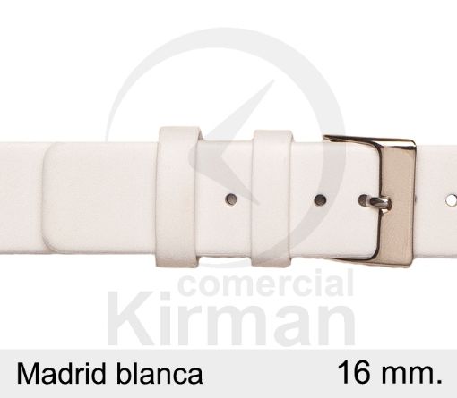 Imagen de Madrid de color blanca de 16 mm