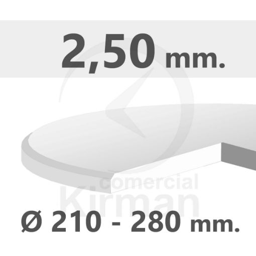Imagen de Cristal mineral plano Grosor 2.50 mm.